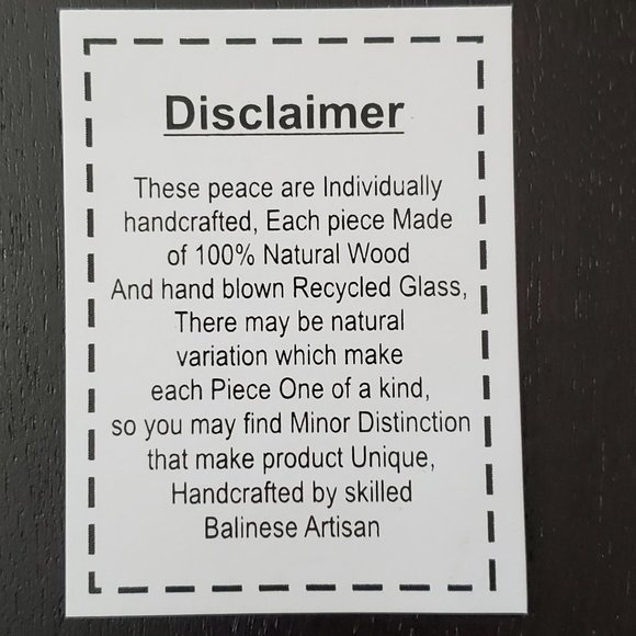 Molten Glass Decorate Vase with Natural Wood - Picture 11 of 13